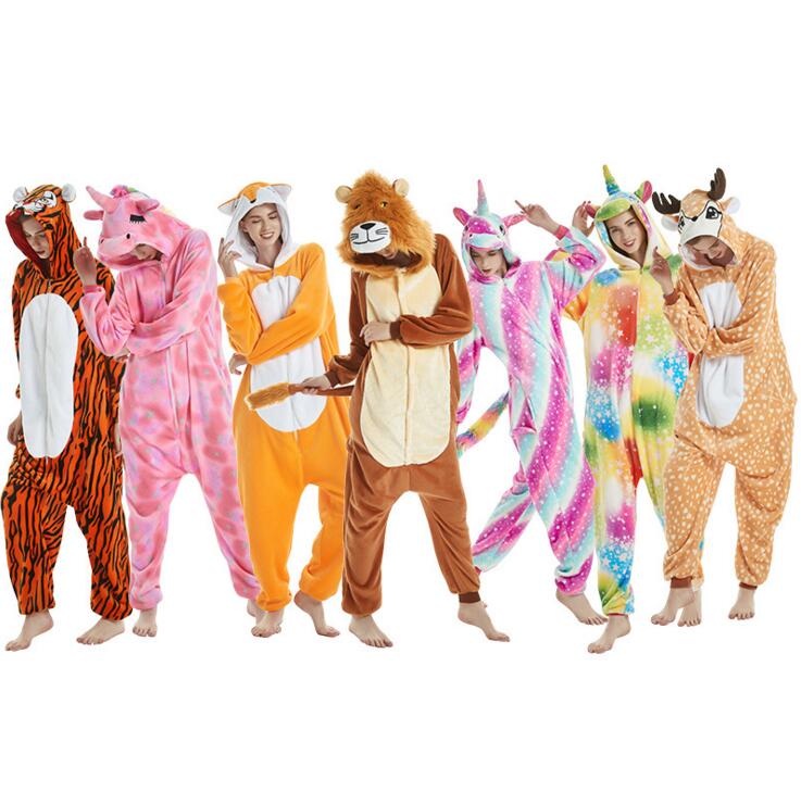 出口俄罗斯狮子老虎狐狸动物睡衣