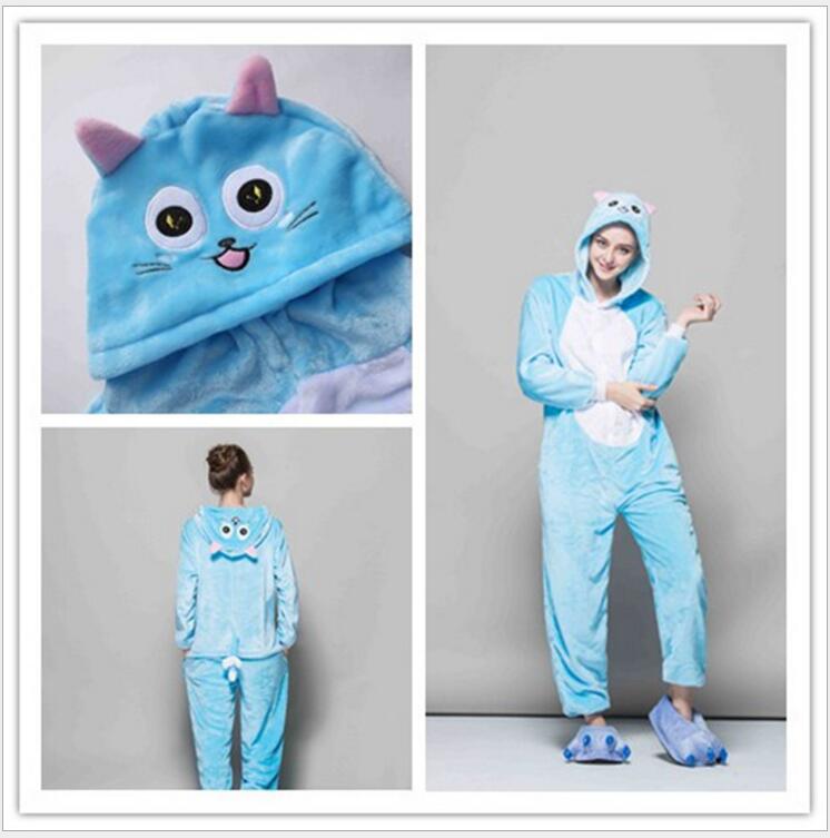 动物卡通连体秋冬季演出情侣套装