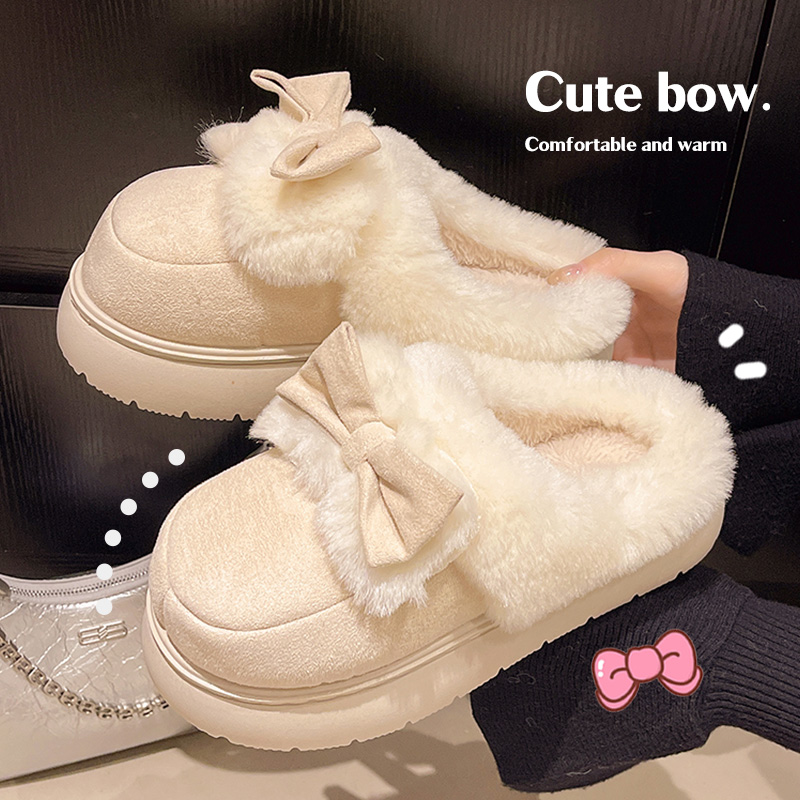 2025年新款毛绒棉拖鞋女秋冬季