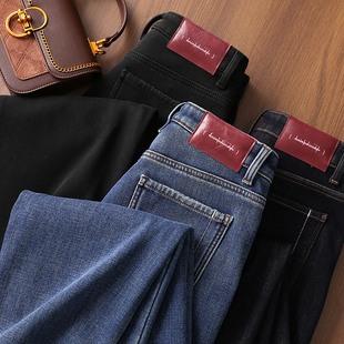 女25冬新款 百搭加绒加厚显瘦锥形牛仔老爹裤 保暖不臃肿 淘么淘