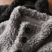 卖完无补 淘么淘 少量现货 保暖羊羔毛仿皮毛一体立领毛外套女