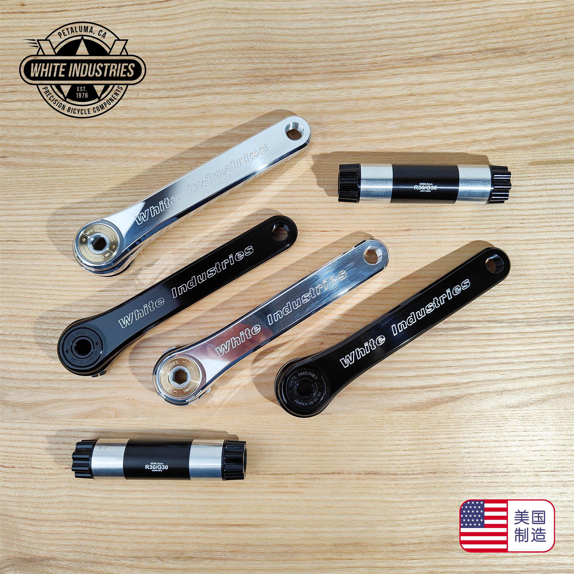 【white industries】白色工业 R30曲柄 30mm轴心 小布 绝配