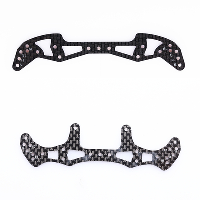 自制田宫四驱车配件1.5mm蝙蝠印字碳纤维 龙头凤尾15498+15499