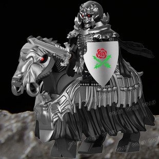 适用乐高剑风系列骷髅骑士烙印战士积木人仔格斯蚀之刻神之手玩具