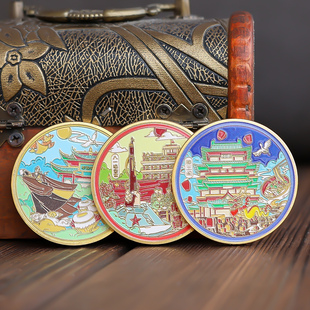 南昌滕王阁纪念馆万寿宫美术馆南昌之星纪念章旅游城市纪念品礼物