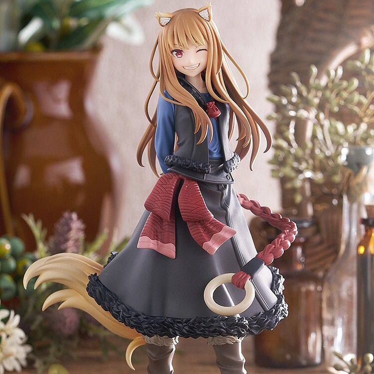 【全款】美少女手办狼与香辛料赫萝模型动漫玩具书架机箱摆件盒装
