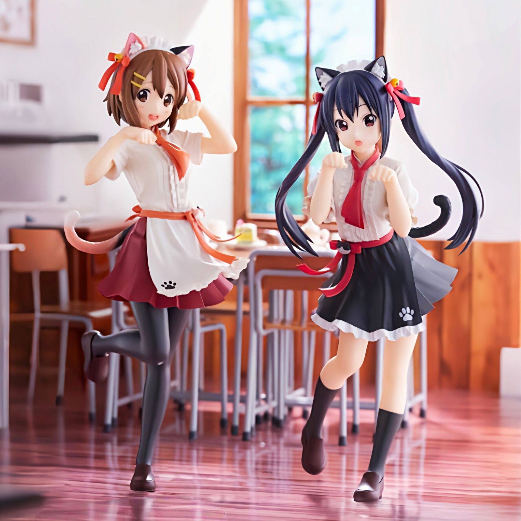 【全款】轻音少女猫娘平泽唯中野梓景品手办动漫周边桌面摆件礼物