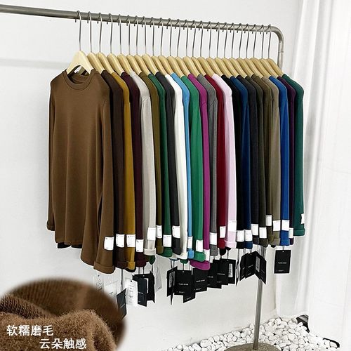 宽松韩版加绒内搭长袖