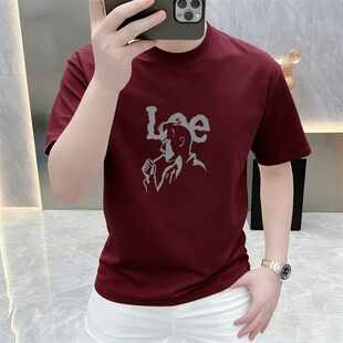 短袖t恤男款夏季纯棉重磅宽松半袖衣服美式潮牌潮流体恤男装上衣
