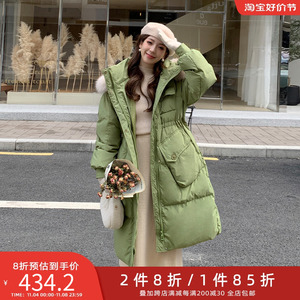 大码女装胖mm2023年新款气质显瘦冬装小众高级感90白鸭绒羽绒服