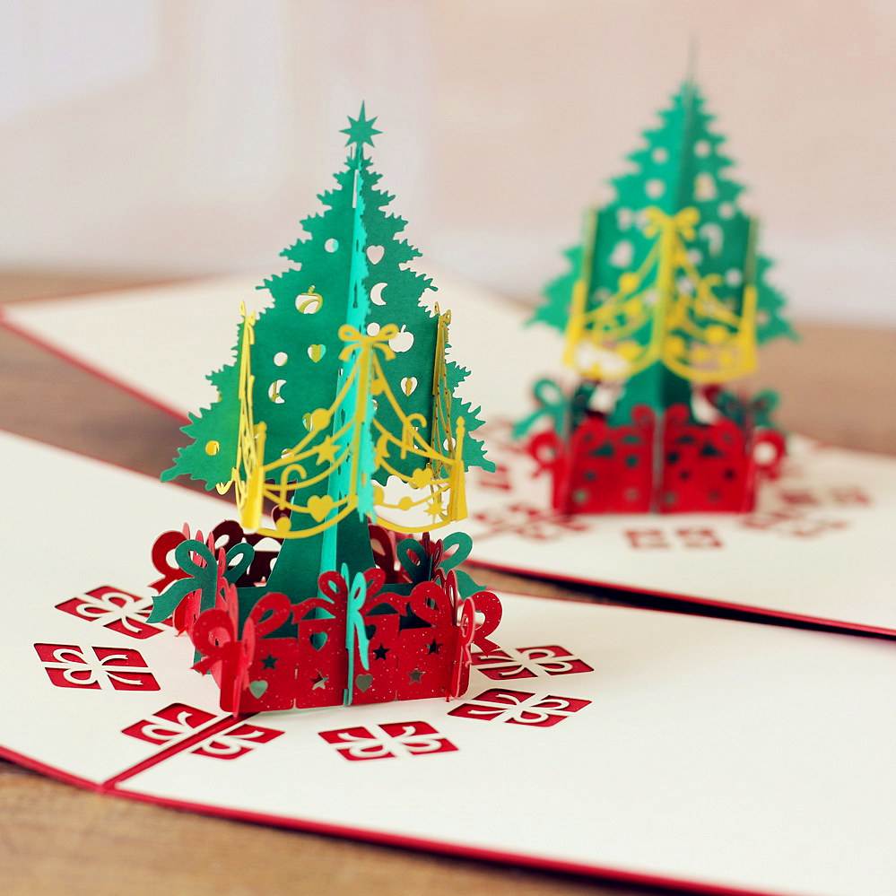 圣诞节立体贺卡2023年平安夜礼物