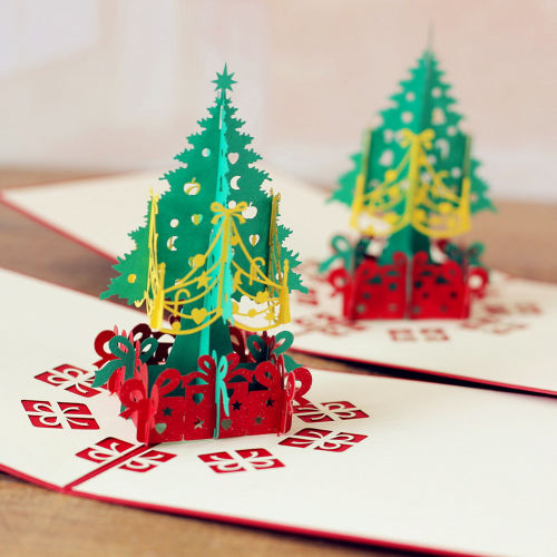 圣诞节立体贺卡2023年平安夜礼物