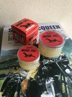 蜡皮衣皮包皮具护理擦鞋 油无色鞋 油 OIL黄狼油膏保养皮鞋 貂油MINK