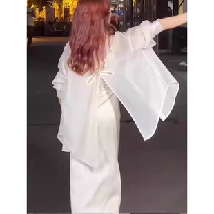 反季外贸品牌折扣女装衬衫女防晒衣沙滩外穿冰丝开衫披肩外套