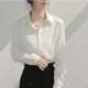 女长袖 清仓捡漏品牌折扣店专柜女装 白色雪纺衬衫 春职业OL通勤衬衣