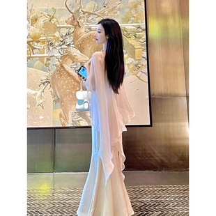 配裙子冰丝罩衫 清仓捡漏品牌折扣店国风防晒衣女夏季 轻薄披肩外套