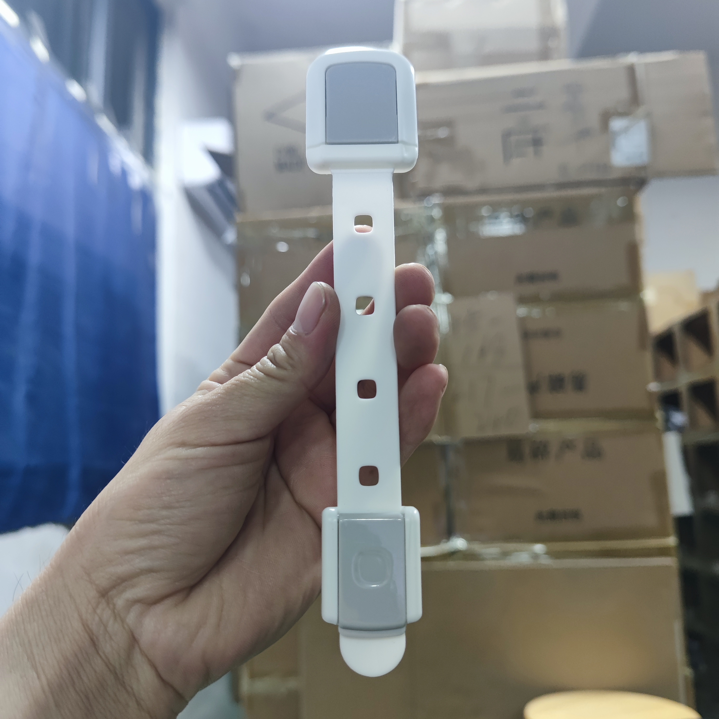 儿童家居安全锁 防夹防误开防止受伤锁带胶 双开设计 1包5条