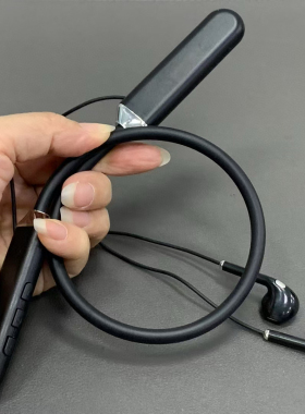 蓝牙耳机挂脖式，保证百分之百好