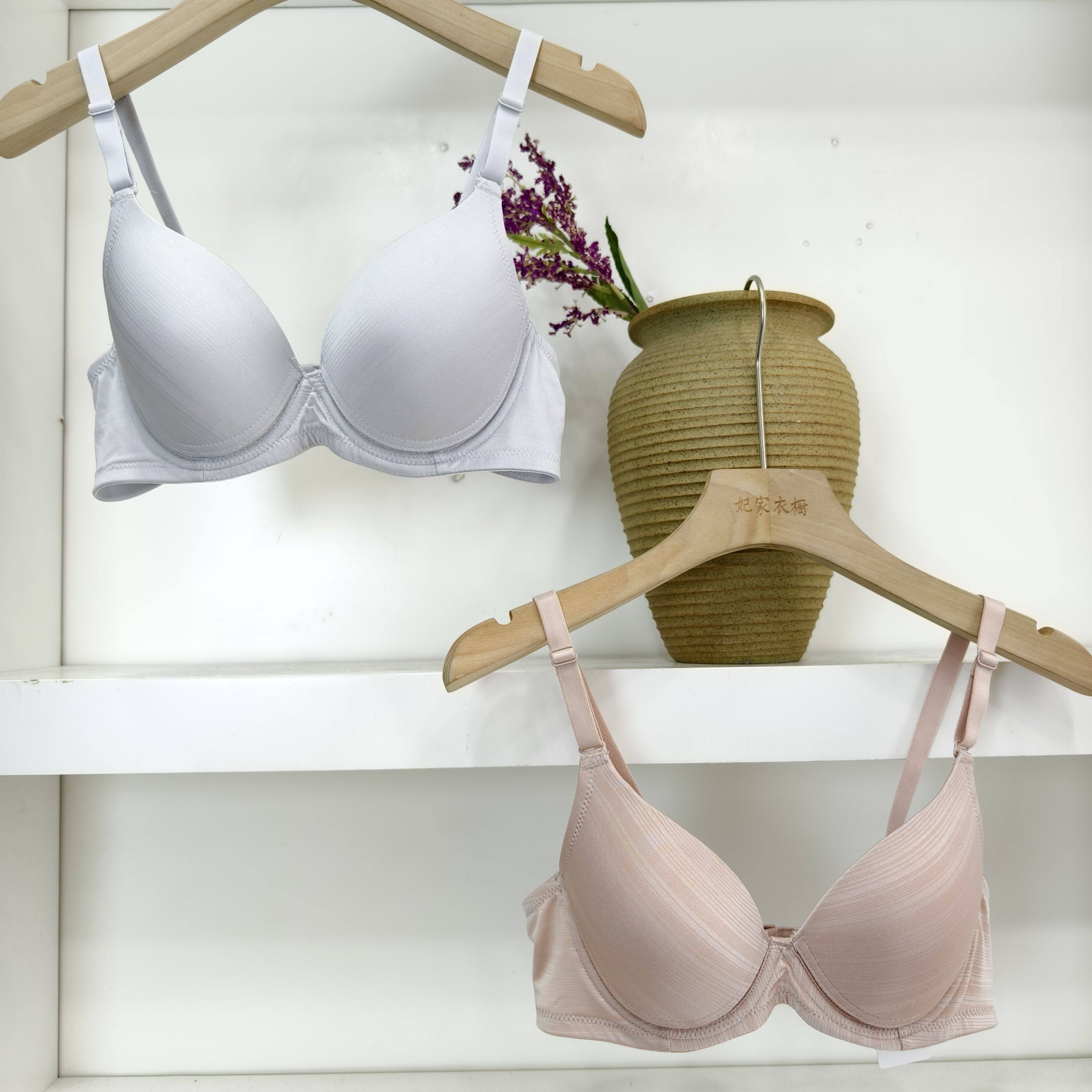 VN几件有钢圈光面25新春秋款出口韩国原单速干凉爽舒适女文胸内衣