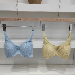 VN无钢圈几件24新款出口韩国原单时尚青春靓丽蕾丝魅力女文胸内衣