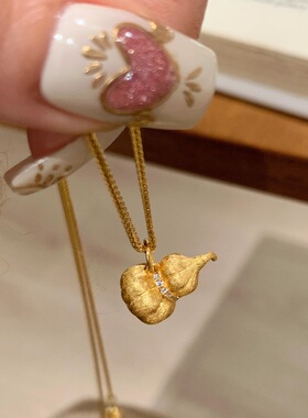 金店同款沙金999点钻南瓜葫芦