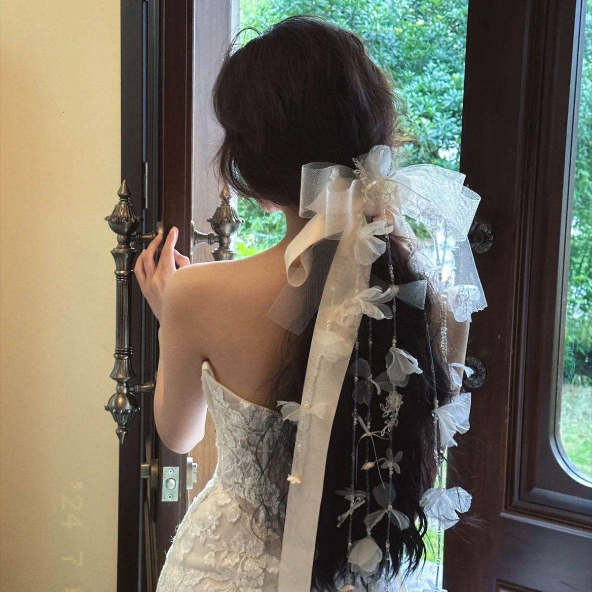 超仙新娘结婚头饰蝴蝶结流苏发夹后脑勺头饰结婚礼服配饰批发,饰品/流行首饰/时尚饰品新,民族风发饰,淘宝优惠券,粉丝福利购,淘宝优惠卷