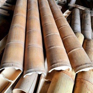 巨龙竹对联大竹片手工雕刻招牌门联竹简竹料(物流,包邮)