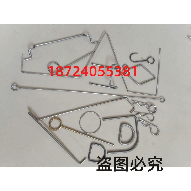 不锈钢线成型数控加工异形折弯挂钩弹簧铁丝非标定制专业折弯冲压