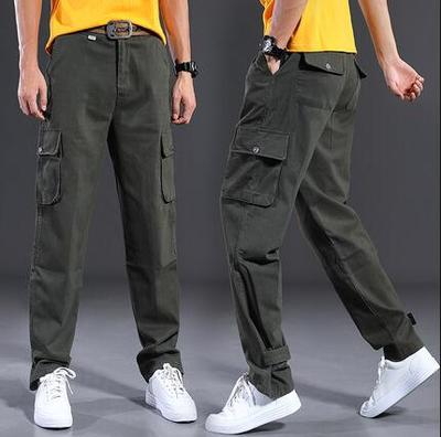 纯棉宽松劳保工作裤耐磨