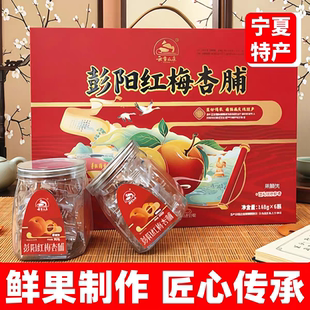 彭阳红梅杏脯宁夏特产银川云雾山庄果脯礼盒杏肉固原杏干杏条新品