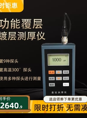 里博LT100-3多功能涂层测厚仪 镀锌镀铬厚度仪高温大量程90度探头
