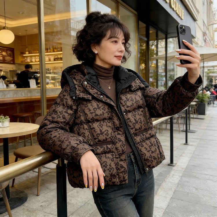 中老年妈妈款2025新款中年女士秋冬外套洋气老年人冬季棉袄外套