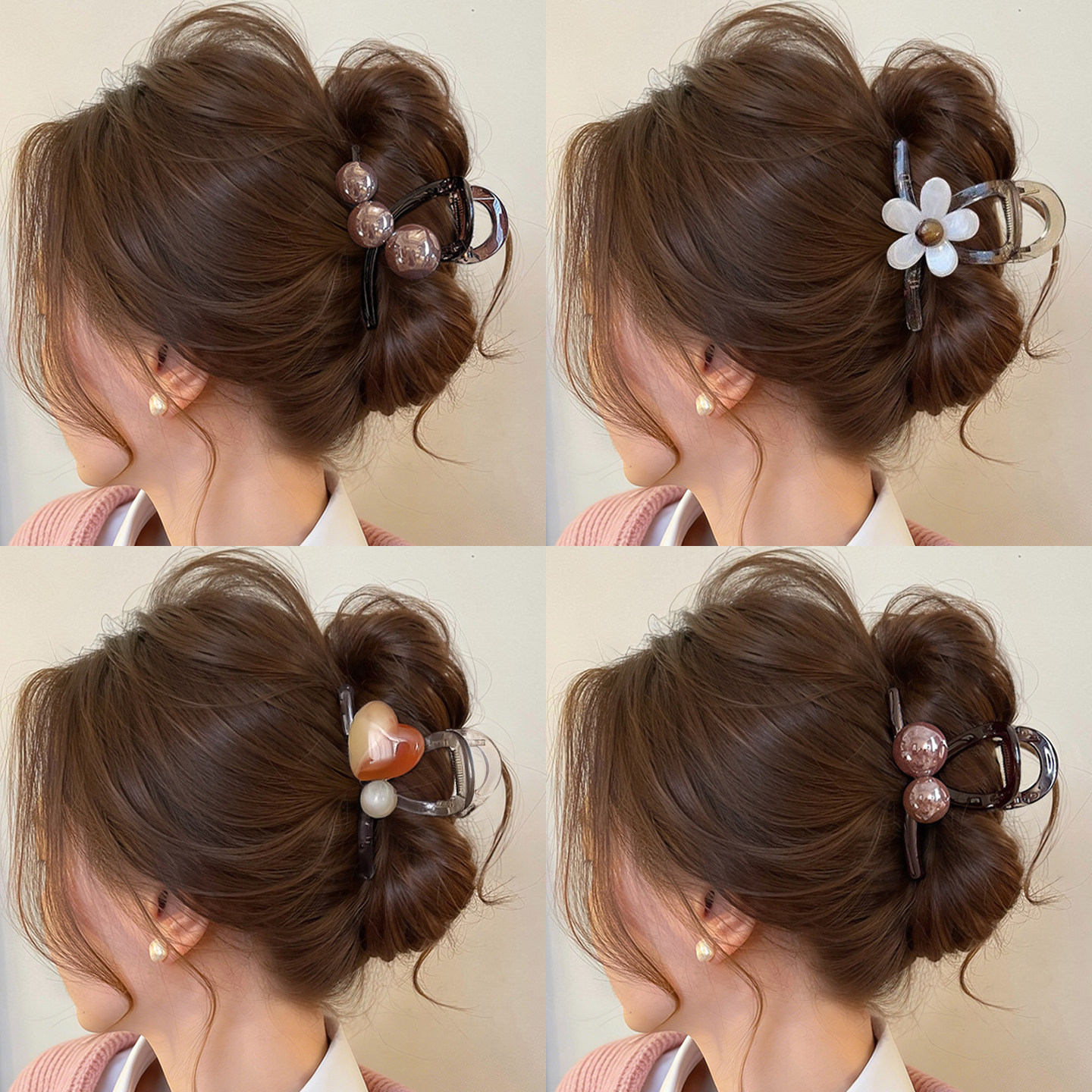 头发抓夹女高级感2026新款发量少发夹后脑勺盘发鲨鱼夹子发卡头饰,饰品/流行首饰/时尚饰品新,发饰,淘宝优惠券,粉丝福利购,淘宝优惠卷