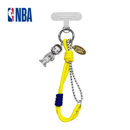 NBA球星双色防丢手机挂绳钥匙扣