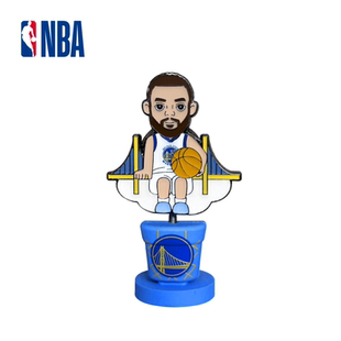 NBA摇摇乐卡通徽章库里詹姆斯东契奇欧文磁吸冰箱贴摆件篮球周边
