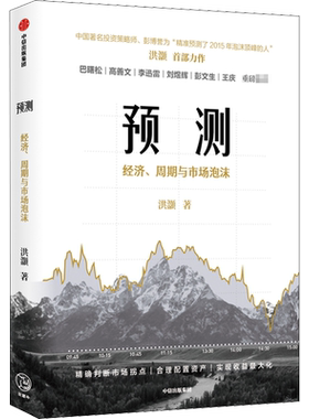 预测 洪灏的经济周期与市场泡沫判断 洪灏著 高善文李迅雷刘煜辉重磅 金融投资市场经济经管励志书籍中信