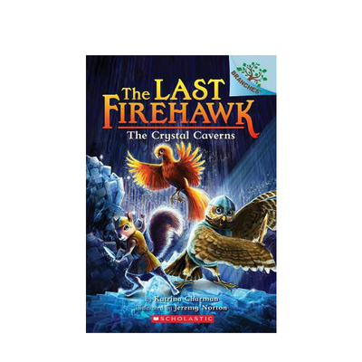 【英文原版 6-8岁】火鹰传奇 The Last Firehawk水晶洞穴 The Crystal Caverns 分级阅读 章节书 桥梁书