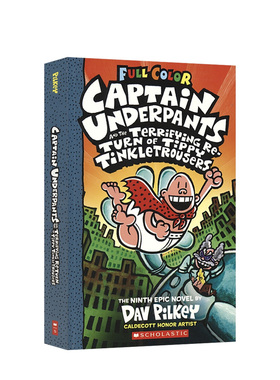 【英文原版 7-12岁】内裤超人9 Captain Underpants 9 蒂皮叮当的可怕回归 The Terrifying Return of Tippy Tinkletrousers
