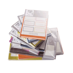 日本Color Chart布面笔记本手账本网格本商务办公学生伊东屋原创艳丽多色男女教师长辈高档文具礼物 文创