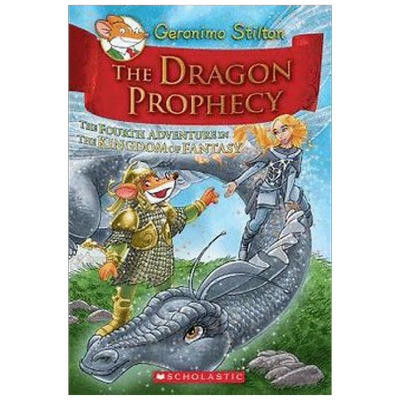 英文原版 GERONIMO STILTON AND THE KINGDOM OF FANTASY 4 THE DRAGON PROPHECY 老鼠记者与幻想王国4 龙的寓言