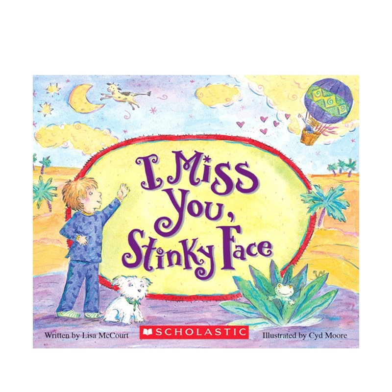英文原版 0-3岁】我爱你,臭脸蛋儿 i miss you, stinky face儿童启蒙