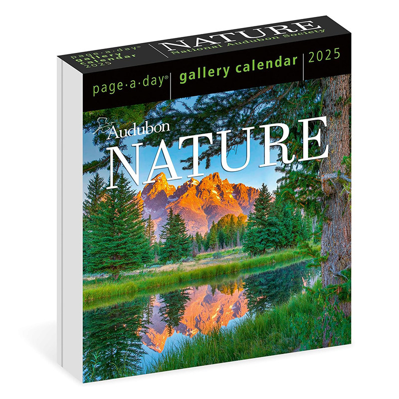 画廊系列 2025自然风景日历 Audubon Nature Page-A-Day (R) Gallery Calendar 2025 原版台历 礼物摆件