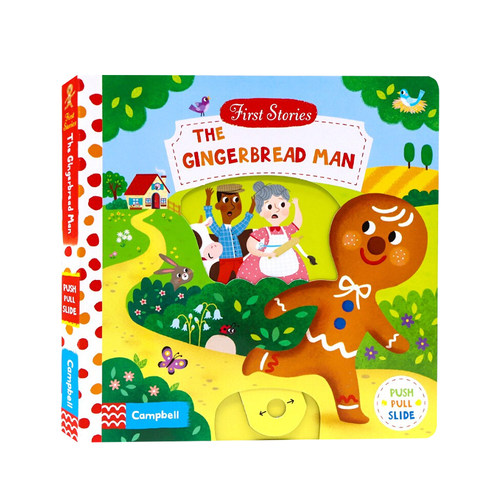 【英文原版3-6岁】第一本故事书：姜饼人 First Stories：The Gingerbread Man 低幼启蒙 儿童认知 童话故事 纸板书