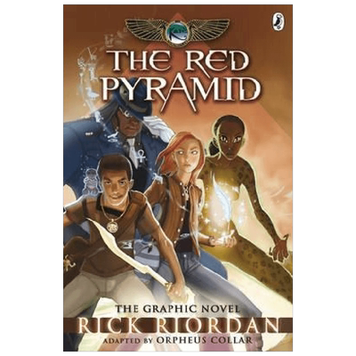 英文原版 The Red Pyramid The Graphic Novel  The Kane Chronicles Book 1 埃及守护神系列1 凯恩与邪神之塔