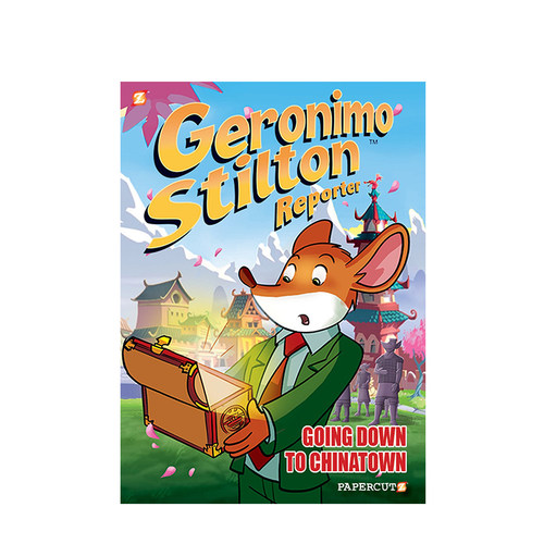英文原版 老鼠记者 去唐人街 图像小说Geronimo Stilton Reporter  7
