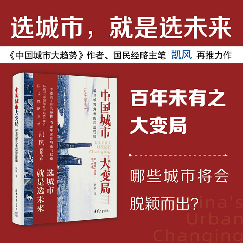 中国城市大变局解读城市竞争的底层逻辑经济大趋势系列凯风著经济-封面