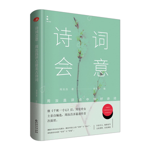【中信书店 正版书籍】诗词会意：周汝昌评点*美古诗词 讲解中国*美古诗词 古典诗词、文字、对联 赏析