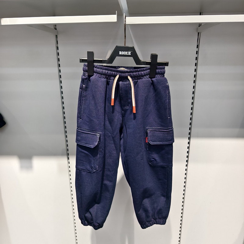 李维斯儿童针织牛仔裤/LV2622095男女童26春新款工装柔软毛圈长裤