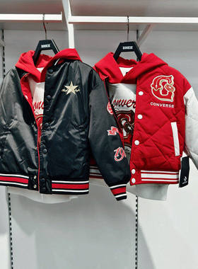 Converse匡威26年男女童春时尚舒适保暖双面穿夹棉外套CV2612217