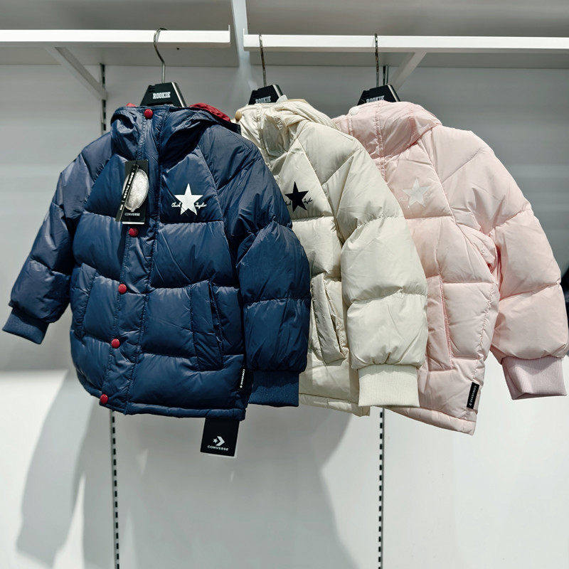 匡威童装儿童连帽羽绒服